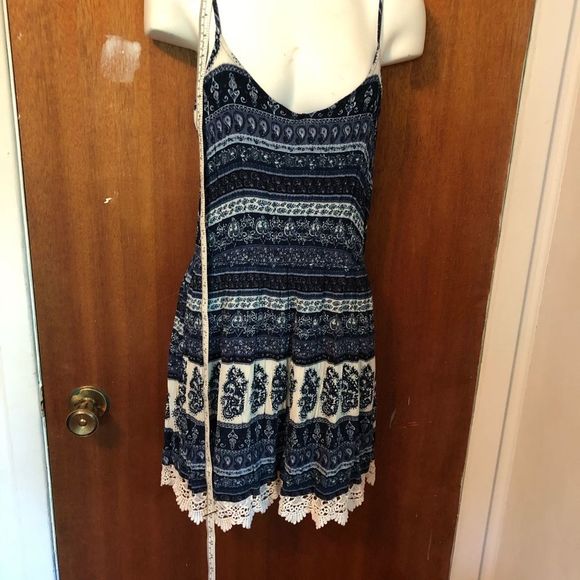 Garage paisley dress size medium